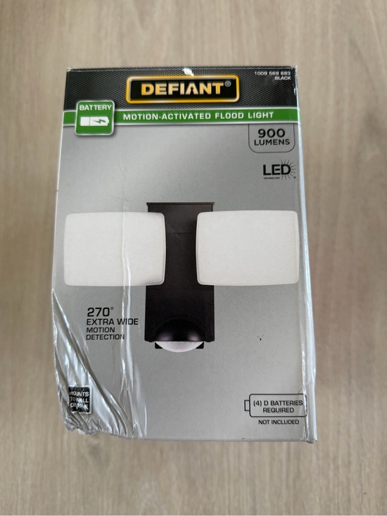 Other - New Defiant Motion-Activated LED Flood Light